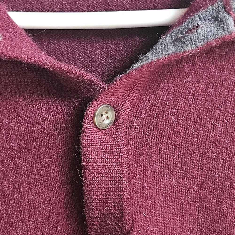 Black Brown 100% Cashmere Pullover Sweater in Men's L - Picture 5 of 16